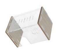 ifundom Transparent pour Hamster Cachette Confortable Et Décorative pour Petits Animaux Accessoire Sécurisé pour Hamsters Et Gerbilles pour Observation Et Habitat Intérieur