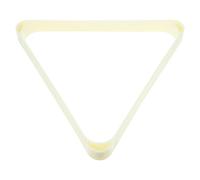 ifundom Triangle Billard Robuste Abs Blanc pour Table de Billard Support Trépied Stable pour Rangement Boules Accessoire Club et Maison