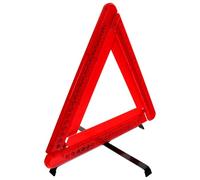 ifundom Triangle de Pliable LED Réflecteurs, Dispositif D’éclairage D’urgence pour Voiture, Panneau Triangulaire de Sécurité Routière, Support Stable et Visible de Nuit, sans Piles