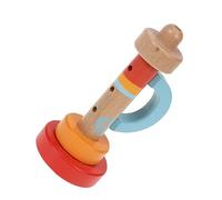 ifundom Trompette Bois Portable Instrument Musical Garçon Fille Clair Stimulation Coordination Développement Intérêt Musical