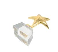 ifundom Trophée Étoile en Cristal pour Garçon et Filles Récompense Scolaire Miniature Coupe de Participation en Métal et Verre Prix pour Concours Fête et Compétition Sportive