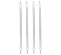 ifundom Tube Chauffant en Quartz Résistance Quartz Infrarouge 4pcs pour Remplacement Brûleur Four Électrique, Distribution de Chaleur Uniforme et Installation Facile