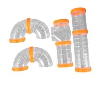 ifundom Tunnel Modulable pour Cage Hamster Et Rat Jouet Labyrinthes Plastique Solide DIY Connecté Labyrinthe Interactif pour Petits Rongeurs Espace De Jeu Sécurisé