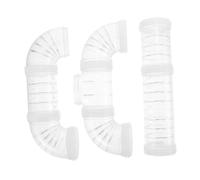ifundom Tunnels Plastique pour Cage à Hamster Connecteurs pour Labyrinthe Éléments Extérieurs pour Montage DIY Adaptés à Petits Animaux