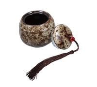 ifundom Urne Funéraire Céramique pour Chat Petite Urne Commémorative pour Animaux De Compagnie