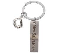 ifundom Vampire Inspiré Porte-Clés Halloween De Vampire Dents Porte-Clés Mme Dent De e Porte-Clés Drôle Damon Bijoux Halloween Suspendus Pendentif