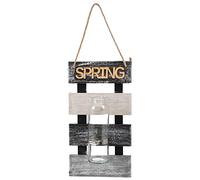 ifundom Vase Murale Hydroponique en pour Plantes Décoration Murale Support en Naturel pour Plantes d'Intérieur Conception