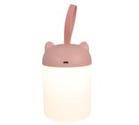 ifundom Veilleuse Tactile Dimmable USB Rechargeable en Silicone Rose 1200ma, Lumière Chaude 3000k Douce pour Bébé, Lampe de Nuit Portable pour Chambre Garçon et Filles, Décoration