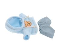 ifundom Vêtements pour Poupée Ours 20 Cm avec Remplaçable et Jean Ensemble Doux pour Peluche Accessoires Déguisement pour Garçon et Filles Habillage Créatif Garçon Fille