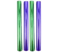 ifundom Vinyle Thermocollant Phosphorescent Flexible 4 Feuilles Vert et Bleu pour Transfert Thermique Tissu Lumineux DIY Personnalisation T-Shirts Sécurité Nocturne Haute Résistance