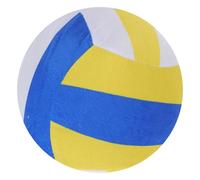 ifundom Volley-Ball en Peluche Douce 22 CM Diamètre Ballon de Sport en Tissu et Coton PP Présent Sportif pour Garçon et Filles Décoration Maison Canapé-Lit Peluche Volley-Ball Ludique