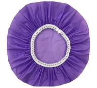iFutniew 1 bonnet de douche, bonnet de bain, bonnet de douche élastique pour la maison, ensemble de cheveux (violet)