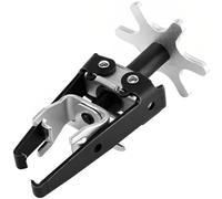 iFutniew 1 outil d'installation de soupape de compresseur de ressort de soupape de moteur noir et argent en plastique + outil de maintien de ressort de soupape en métal