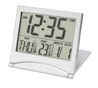 iFutniew 1 réveil de voyage numérique pliable calendrier minuterie LCD horloge à piles