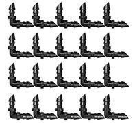 iFutniew 150pcs Coude Barbelé 1/4 Pouces Connecteur Barbelé 90 Degrés 2 Voies Accessoire pour Tuyau d'Irrigation Goutte à Goutte