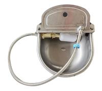 iFutniew Abreuvoir Automatique pour Animaux avec Valve à Flotteur, Adaptateur de Connecteur, Abreuvoir pour Vache, à Boire de Type Flotteur