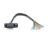 iFutniew Accessoires Universel OBD2 16Pin Femelle Connecteur pour Ouvrir Câble OBD Femelle Extension Connecteur Ruban Interface Adaptateur