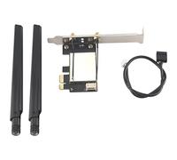 iFutniew Adaptateur de carte réseau sans PCIE WiFi Bluetooth double bande Repetidor pour PC de bureau pour AX200 9260AC