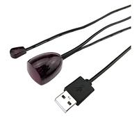 iFutniew Adaptateur USB infrarouge IR Remote Extender Repeater Receiver Transmitter Applicable à tous les appareils télécommandés