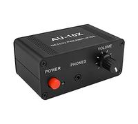 iFutniew AU-10X NE5532 PréAmplificateur de Signal Audio Carte de PréAmpli pour Casque Gain 20Db 3,5 Mm Contrôle du Volume Tone DC 12V