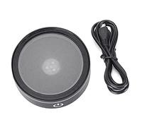 iFutniew Base lumineuse LED avec interrupteur tactile sensible, support rond coloré pour 3D - Cadre photo en verre cristal gravé