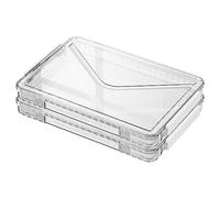 iFutniew Boîte de rangement A4 pour scrapbooking, papier, photo, boîte de rangement en plastique