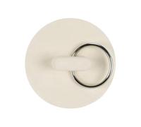 iFutniew Bouchon de baignoire en caoutchouc blanc de 3,5 cm - Bouchon de vidange pour évier