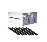 iFutniew Cage de disque dur à 3 baies pour 2 disques optiques vers disque dur 3 x 3,5 pouces, 2 disques dans le châssis, facile à utiliser