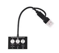 iFutniew Carte son externe USB de type C - Jeu en direct - Musique K - USB vers audio - 3,5 mm - Pièces de microphone - Composant audio - Carte son