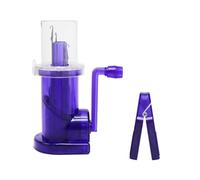 iFutniew Craft Bracelet Tissage Outil Violet ABS Acier Inoxydable Main Embellish-Knit Machine à Tricoter