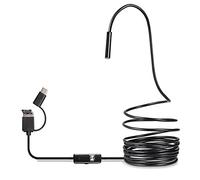 iFutniew Endoscope USB de type C pour téléphone Android OTG 7 mm, caméra d'inspection serpent, câble dur de 3,5 m