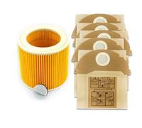 iFutniew Filtre à poussière de rechange pour aspirateur WD2250 A2004 A2054 MV2 Sacs de collecte de poussière efficaces