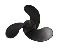 iFutniew Hélice hors-bord marine à 3 feuilles noires pour Mercury//Tohatsu 3,5/2,5 HP 47,05 mm (diamètre) x 78,05 mm (pas)