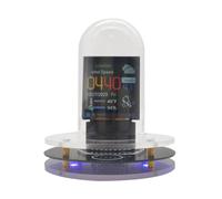 iFutniew Horloge à tube RVB Nixie - Réseau WiFi - LED - Écran couleur IPS - Analogique et numérique - Facile à utiliser