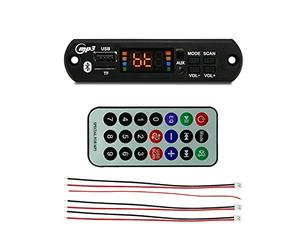 iFutniew Lecteur MP3 Bluetooth 5.0 Carte Décodeur Radio FM TF USB 2 x 40 W AUX Module Récepteur JQ-D063BT Kit Audio Amplificateur Carte