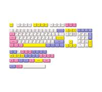 iFutniew Lot de 135 touches XDA Profile Dye PBT pour clavier mécanique, couleur crème glacée