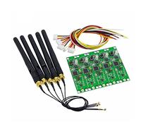 iFutniew Lot de 5 émetteurs-récepteurs DMX 512 sans fil 2,4 GHz PCB 2 en 1 avec antenne pour éclairage de scène DMX