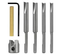 iFutniew Lot de 7 moulins à stylos avec système de coupe pour le tournage du bois avec tiges de coupe pilotes, 7 mm, 8 mm, 3/8 pouces, 10 mm
