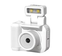 iFutniew Mini Appareil Photo de Style Reflex Mono-Objectif avec Capteur CMOS, Flash et Station de Charge Portable. Enregistreur Vidéo DV 1080P avec Écran LCD.