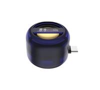 iFutniew Mini Haut-Parleur Portable Universel Type-C Sound Box Type-C Plug in Amplificateur de Téléphone Portable Externe Filaire Maison Bleu Clair