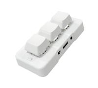 iFutniew MK321-Pro Clavier Mécanique Bleu Interrupteur Bleu 3 Modes USB + 2.4G Sans Fil + Bluetooth Connexion Clavier Facile à Installer