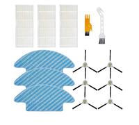 iFutniew Pièces de rechange pour aspirateur robot M210 M210S M210B M213 F1 Brosse latérale Filtre Mop Nettoyage Brosse Nettoyeur