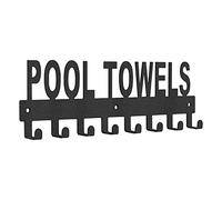 iFutniew Porte-Serviettes de Piscine pour l'extérieur, Support Mural, Porte-Serviettes, Crochet pour Serviette de Salle de Bain, Porte-Serviettes pour la Piscine, Serviette