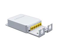 iFutniew Rallonge PoE étanche à 5 ports Répéteur 4 ports 1000 Mbps Réseau extérieur IP55 VLAN 44-57 V pour caméra PoE AP sans fil facile à utiliser