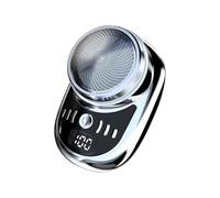 iFutniew Rasoir Électrique USB Rechargeable Affichage Numérique Voyage Portable Rasoir Détachable Barbe Tondeuse à Cheveux,C