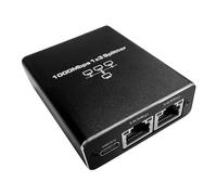 iFutniew Répartiteur RJ45 Gigabit Ethernet haute vitesse 1 à 3 connexions 1000 Mbps Prend en charge Cat5/5E/6/7/8 Facile à utiliser