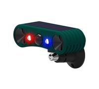 iFutniew Répulsif solaire pour animaux - Capteur infrarouge - Alarme sonore et lumineuse pour effrayer les sangliers et expulser les belettes