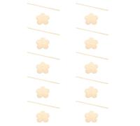 iFutniew Support en Bois, Panneau D'Affichage Mural, Décoration de Table de Mariage pour Fête d'anniversaire d'enfants, Fleur + Bâton D'Insertion