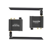 iFutniew Transmetteur audio sans fil 50 m 2,4 G avec 3,5 mm R/L pour DVD, TV, ordinateur, CD