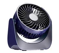 iFutniew Ventilateur USB de bureau rotatif à 360° 3 vitesses électrique silencieux et puissant Mini ventilateur de table pour chambre/maison/bureau